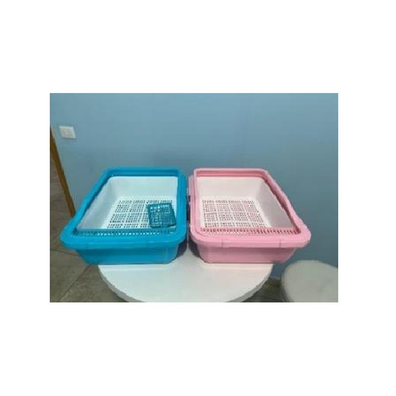 Petelier Essentials - Cat Litter Box -Pink With Scoop