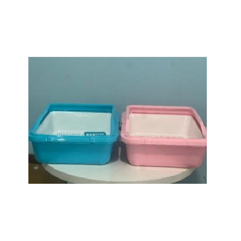 Petelier Essentials - Cat Litter Box -Blue With Scoop