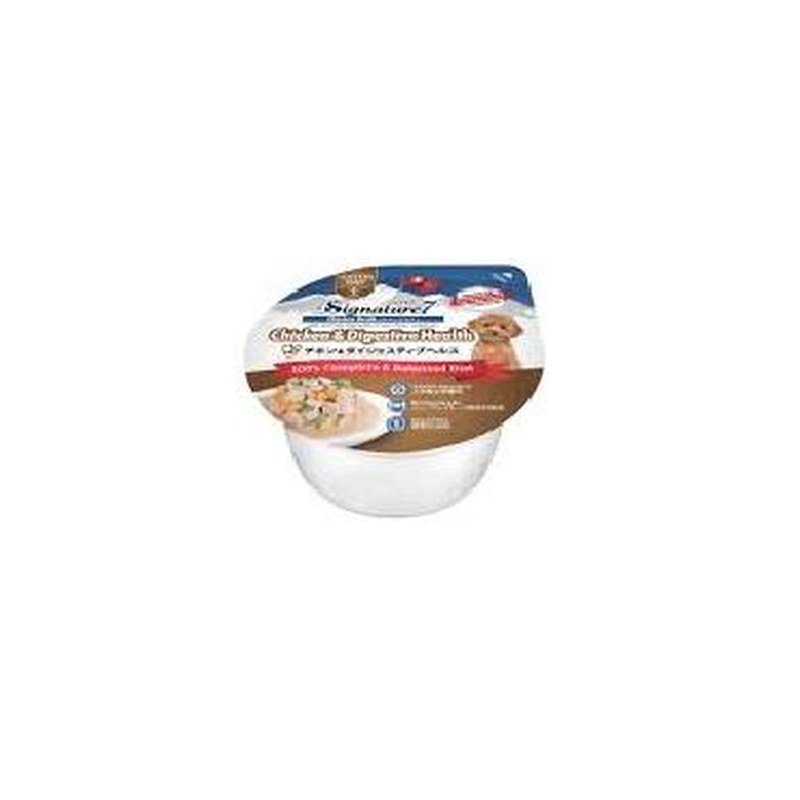 Signature7 - Dog Chicken Digestive Health- 6x80G - 0753692082389 (Saturday)