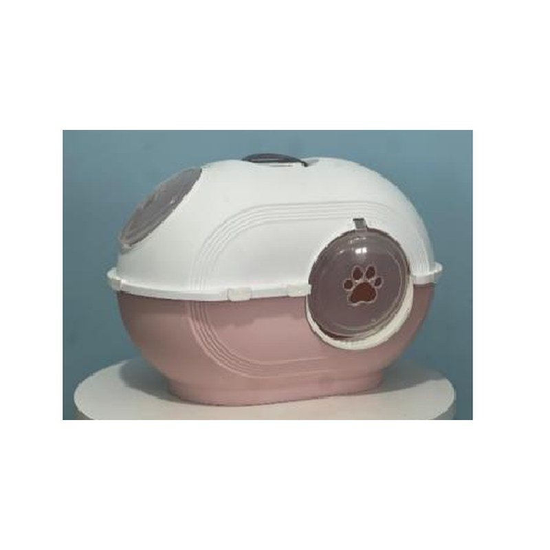 Petelier Essentials - Egg Shaped Cat Litter Box Pink/CF-S11
