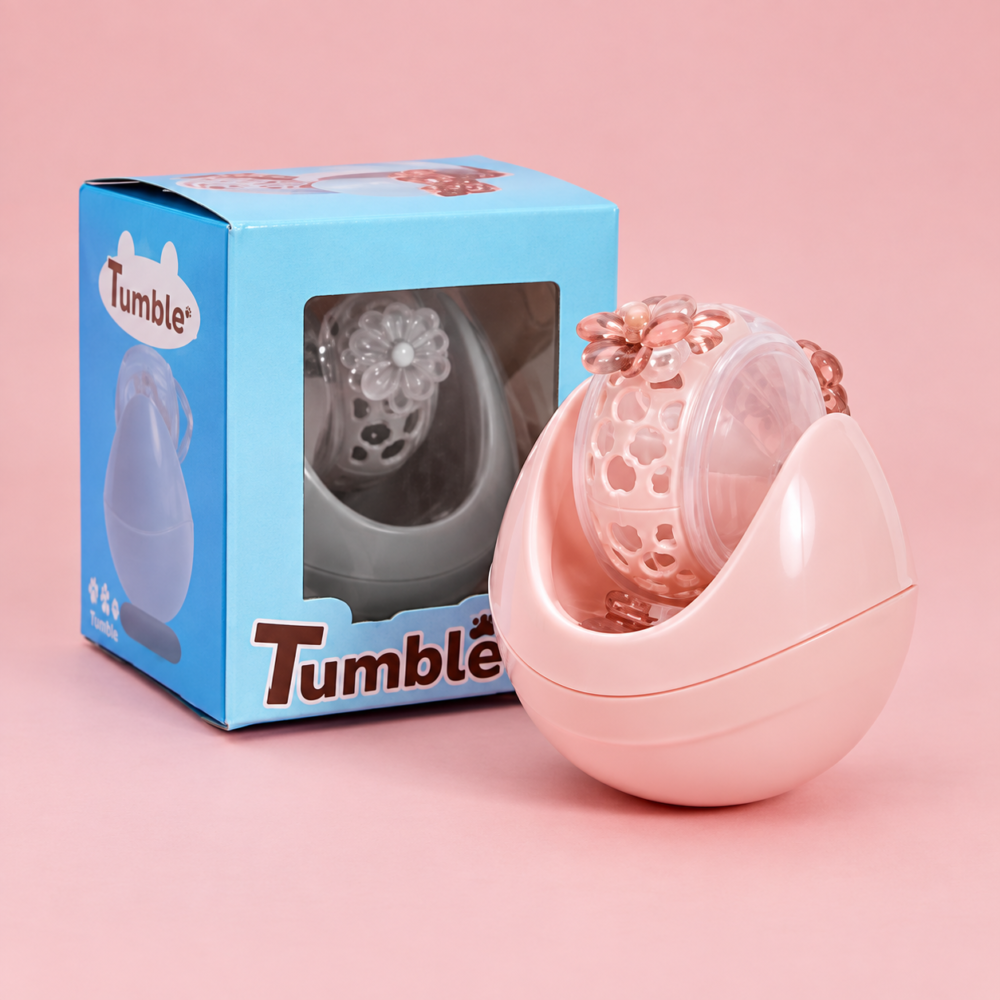 Petelier Essentials - Tumbler With Flower Pink